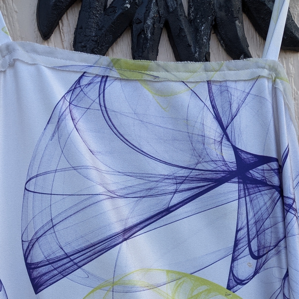 Mara Mac Spaghetti Strap Bubble Abstract Dress - image 6